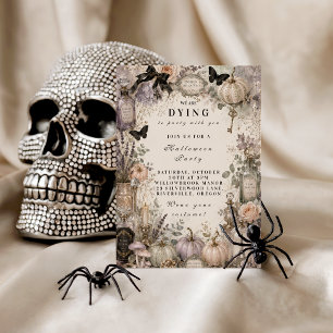 Invitation Fête d'Halloween élégante et pastel