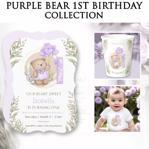 Ballotins Premier Anniversaire Mignonne Teddy Bear Ballons C