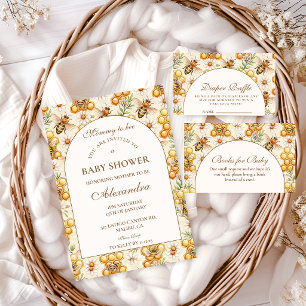 Honey Bee Theme Baby Shower Napkin