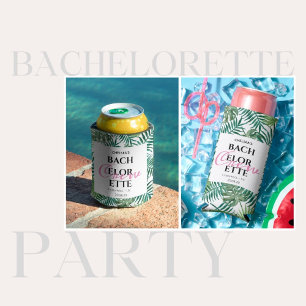 Tropical bachelorette party Truth Or Dare Fun Game Invitation