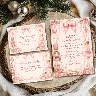 Whimsical Nutcracker Baby Shower Napkin