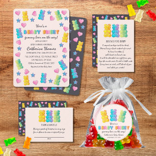 Gummy Bear Colourful Jelly Candy Baby Shower Invitation