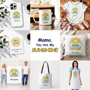 Mama, You Are My Sunshine   Cute Mother's Day Fleece Blanket