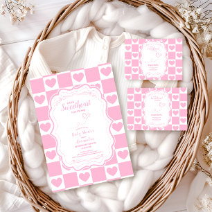 Pink Sweetheart Valentine's Day Books for Baby Enclosure Card