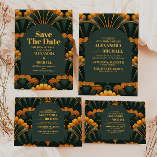 Art Deco Roaring 20s Wedding Save The Date