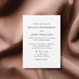 Simple Wedding RSVP Enclosure Card