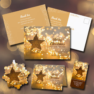 Red Christmas Ornament Business Holiday Card