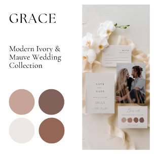 Modern Ivory Calligraphy Table One Table Number