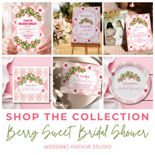 Berry Sweet Strawberry Pink Bridal Shower return