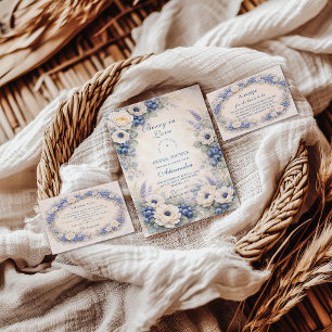 Blueberry Cottage Garden Bridal Shower Thank You Card