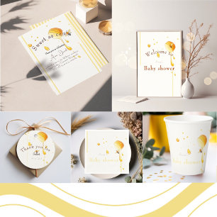  bee baby shower  napkin