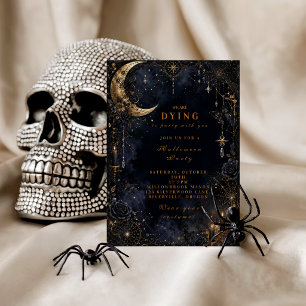 Luxurious Glam Halloween Party Invitation