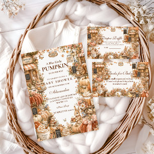 Cozy Pumpkin Spice Baby Shower Napkin