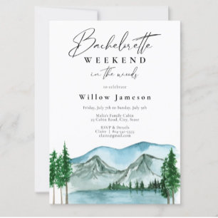 Let's get Toasted Bachelorette Camping Invitation