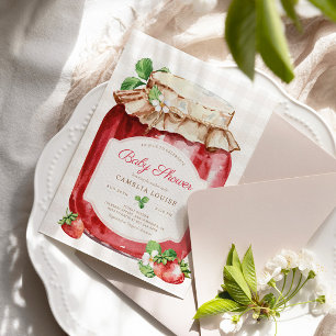 Étiquettes-cadeau Baby shower de confiture de fraise Berry Sweet