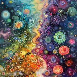 Beautiful Whimsical Colourful Back to School  Binder