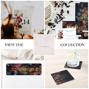 Midnight Garden Wedding Invitation