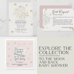 We Are Over The Moon Gender Neutral Baby Shower Paper Cups