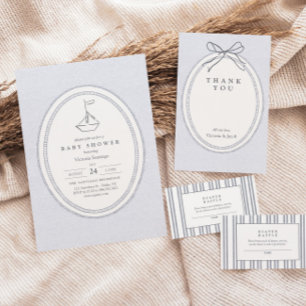 Carte D'accompagnement Tirage au sort de couche pour bébé vintage moderne