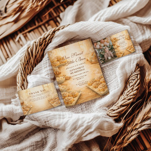 One Sweet Little Bun First Birthday Invitation