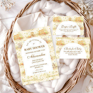 Storybook Safari Animals Baby Shower Napkin