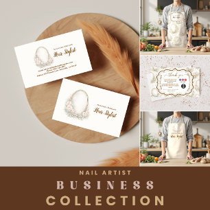 Romantic Floral Salon Hair Stylist Thank You Card