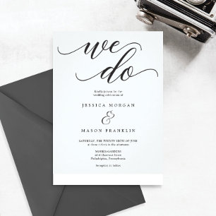 Classic Wedding Tri-Fold Invitations