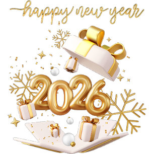 Happy new year napkin