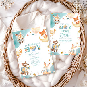 Houston We Have A Boy Outer Space Books for Baby Enclosure Card