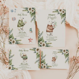Woodland Winter Christmas Baby Shower Napkin