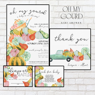 Oh My Gourd! - Baby Shower Invitation