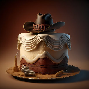 Cowboy themed Birthday Favor Box