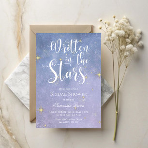 Written in the Stars Bridal Shower  Invitation