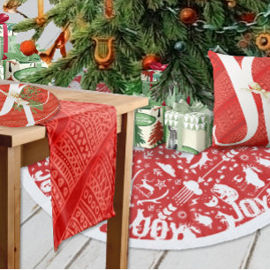 Vintage Red Berry Winter Greens Sticker