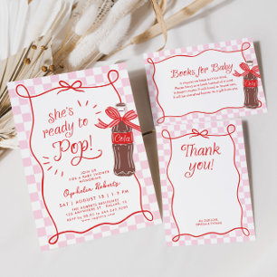 Invitation Elle est prête à faire éclater la fête prénatale R