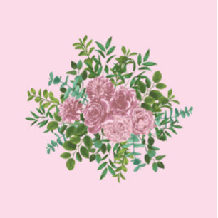 Pink Wedding Pastel Vintage Light Floral Roses Invitation