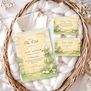 Classic Country Club Baby Shower Invitation