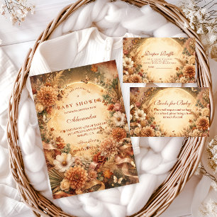 Whimsical Fall Boho Baby Shower Napkin