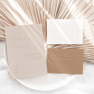 Minimalist Elegant Script Photo Save the Date