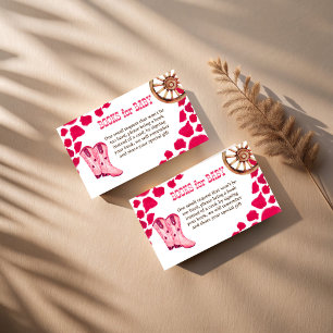 Little cowgirl on the way horses baby shower invitation