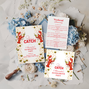 Lobster Love Coastal Bachelorette Party Napkin