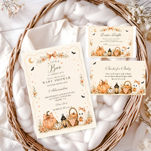 Little Boo Is Almost Due Fall Baby Shower Napkin
