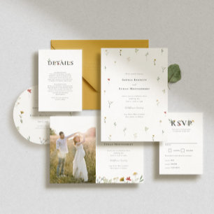 Wildflower Wedding Thank You for Attending Poster