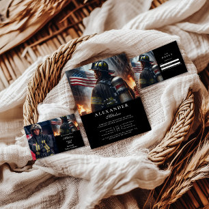 Firefighter Graduation Ceremony Invitation