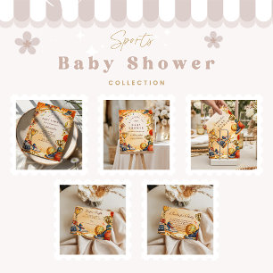All Star Basketball Baby Shower Invitation