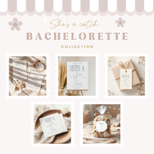 Mermaid Shes a Catch Celebration Invitation