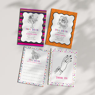 Invitation Week-end de dernière fête mexicaine pour l'enterre