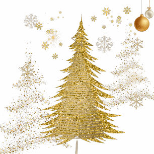 Gold JOYFUL on Red ChristmasHoliday Party  Envelope