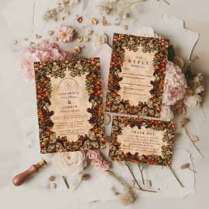 Autumn Orchard Wedding Invitation