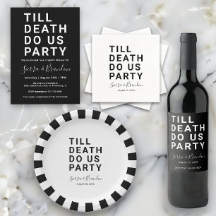 Invitation Drôle jusqu'à la mort Do Us Party Couple's Shower
